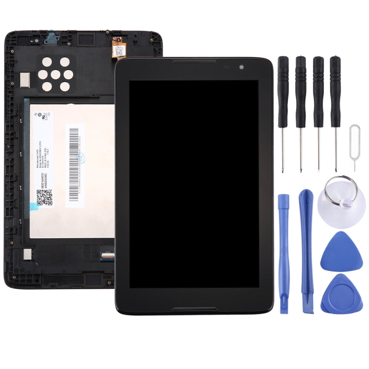 Lenovo A8-50 Tablet / A5500 Black LCD Screen and Digitizer Full Assembly with Frame