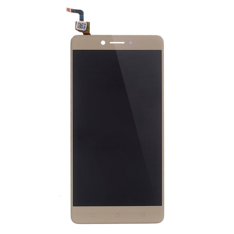 LCD Screen and Digitizer Full Assembly for Lenovo K6 Note(Gold)