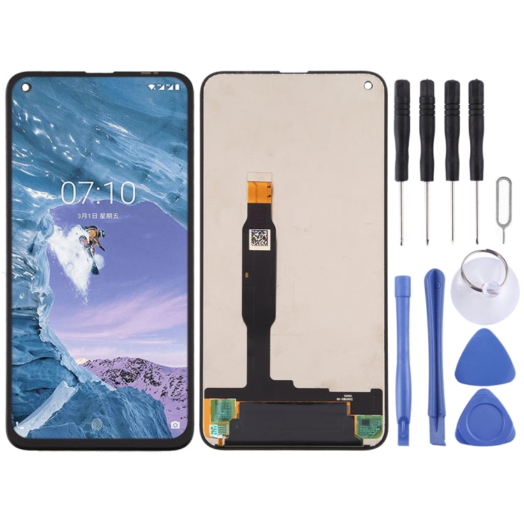 Nokia X71/8.1 Plus Black LCD Screen and Digitizer Full Assembly