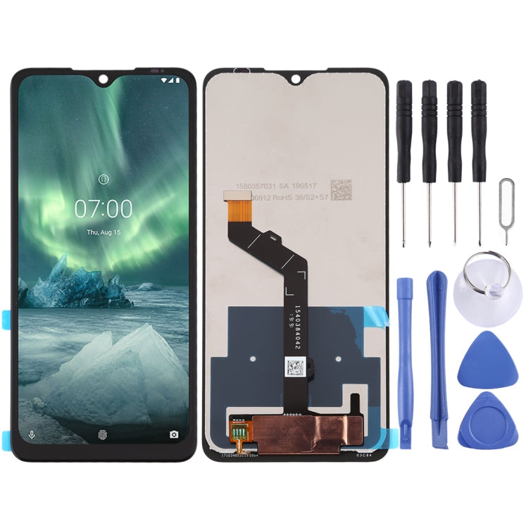 LCD Screen and Digitizer Full Assembly for Nokia 7.2, 6.2, and Compatible TA Models