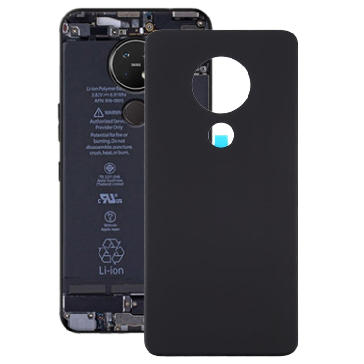 Battery Back Cover in Black for Nokia 7.2 / 6.2 TA-1196 / TA-1198 / TA-1200 / TA-1187 / TA-1201