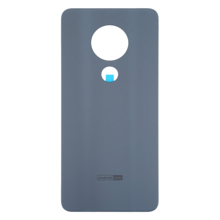 Frosted Silver Battery Back Cover for Nokia 7.2 / 6.2 TA-1196 / TA-1198 / TA-1200 / TA-1187 / TA-1201