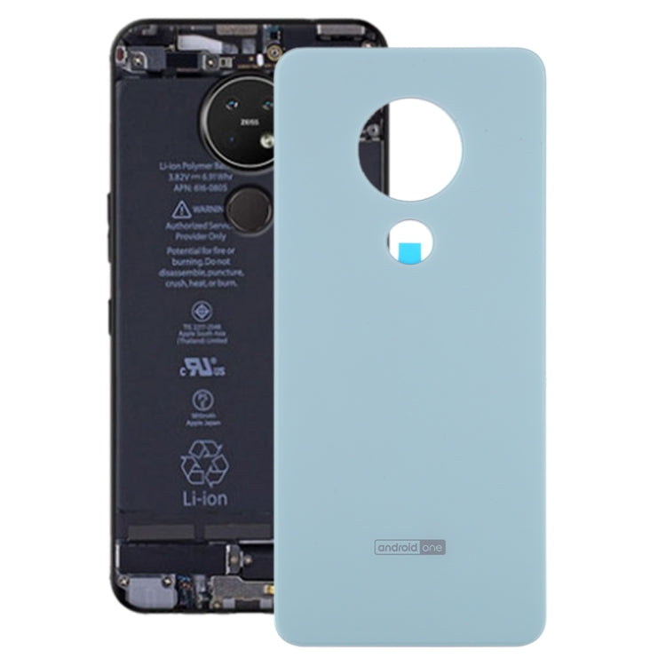 Silver Battery Back Cover for Nokia 7.2 / 6.2 TA-1196 / TA-1198 / TA-1200 / TA-1187 / TA-1201