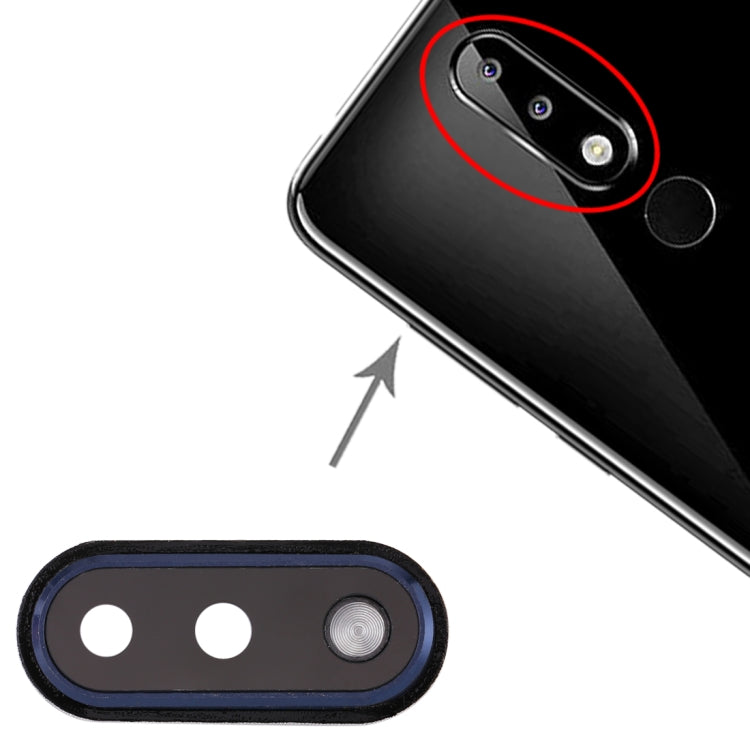 Nokia X5 Camera Lens Cover (Blue)