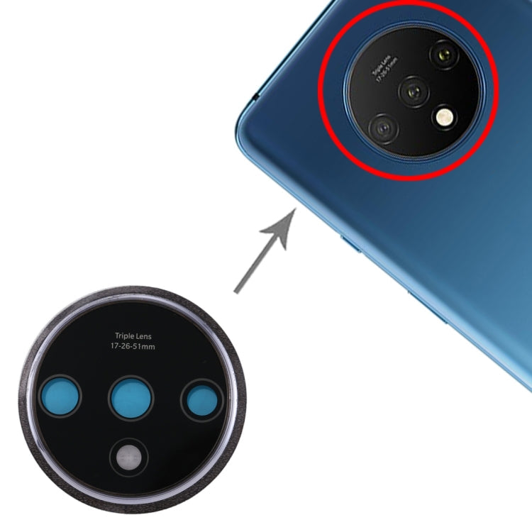 Silver Camera Lens Cover Replacement for OnePlus 7T