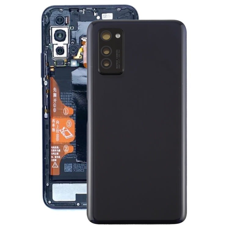 Battery Back Cover with Camera Lens for Huawei Honor V30 - Black