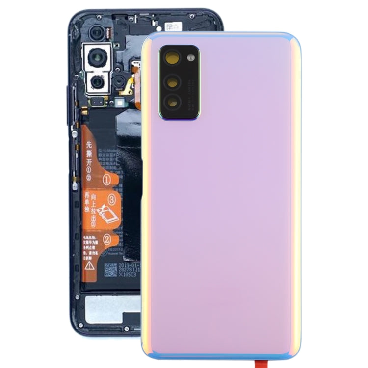 Battery Back Cover and Camera Lens Replacement for Huawei Honor V30 - White