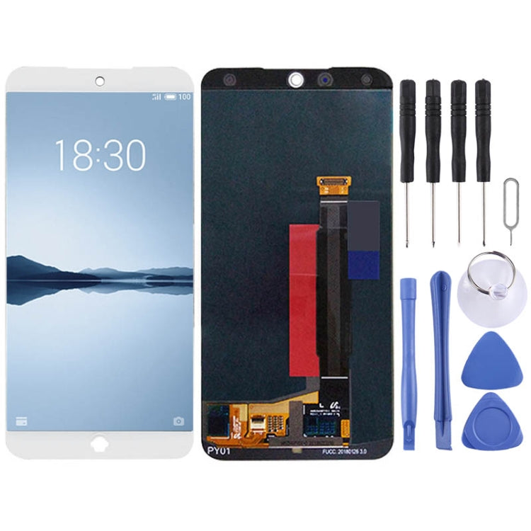 White LCD Display and Touch Screen Assembly for Meizu 15