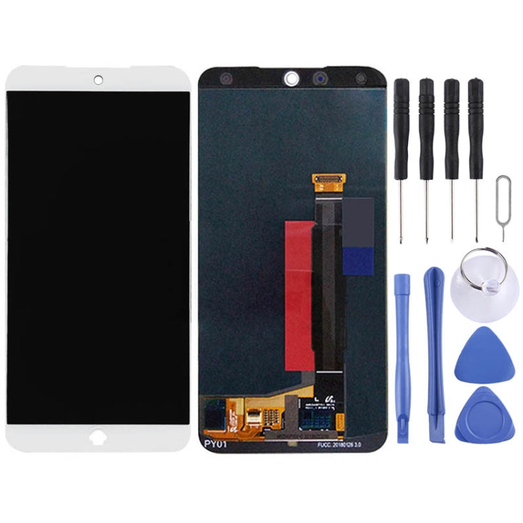 White LCD Display and Touch Screen Assembly for Meizu 15