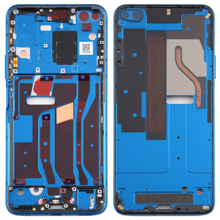 Huawei Honor V30 Middle Frame Bezel Plate in Blue