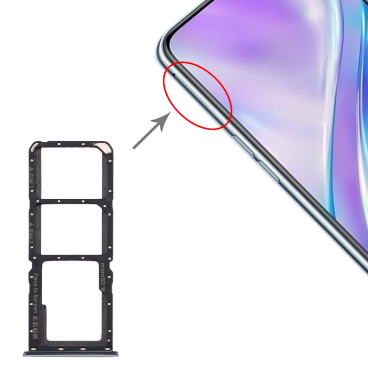 OPPO Realme X2 Silver SIM Card & Micro SD Trays Set