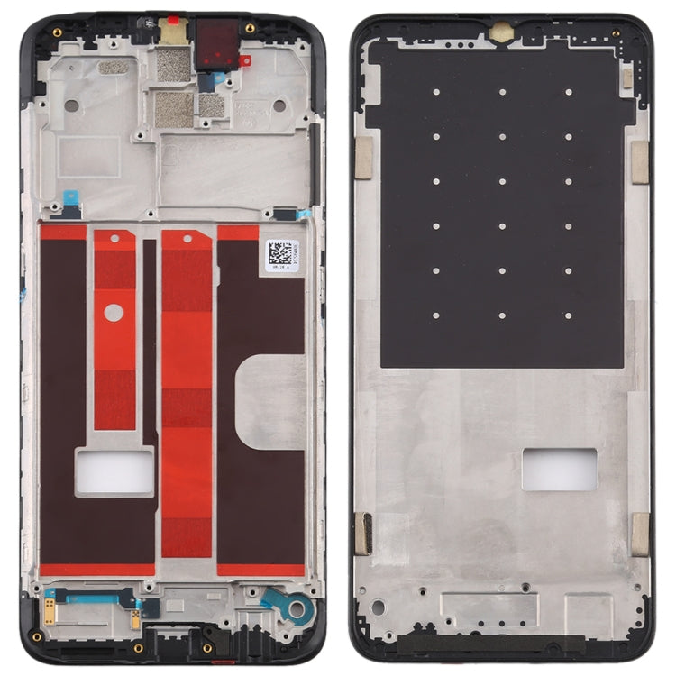 Front Housing LCD Frame Bezel Plate for OPPO A11 (Black) - Sleek Upgrade for OPPO A11