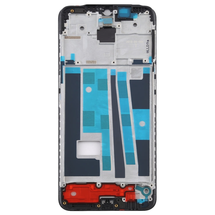 LCD Frame Bezel Plate Replacement for OPPO A9 (Black)