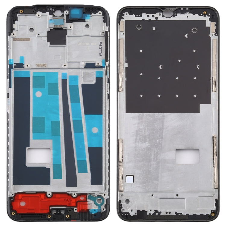 LCD Frame Bezel Plate Replacement for OPPO A9 (Black)