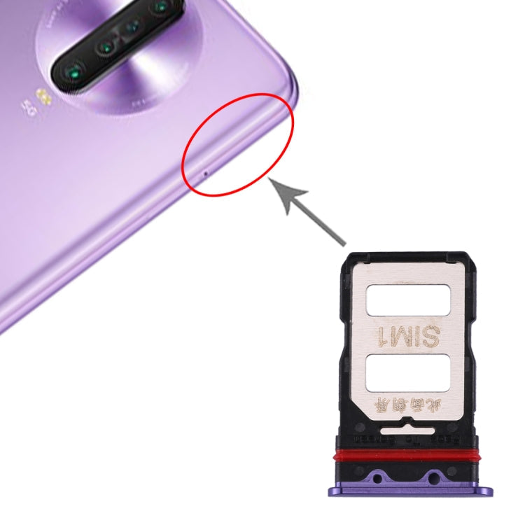 SIM Card Tray Replacement for Xiaomi Redmi K30 Pro (Purple)