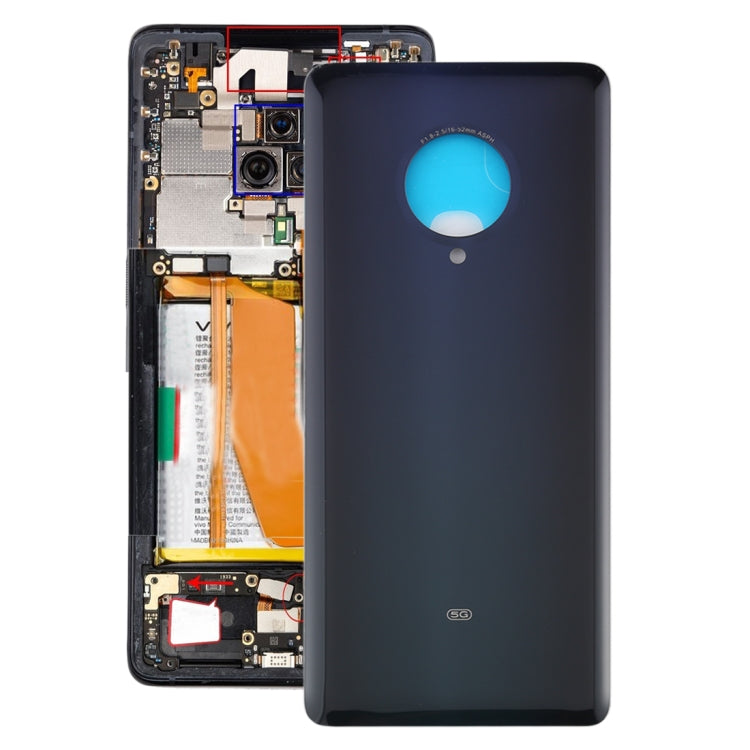 Black Battery Back Cover Replacement for Vivo NEX 3 5G