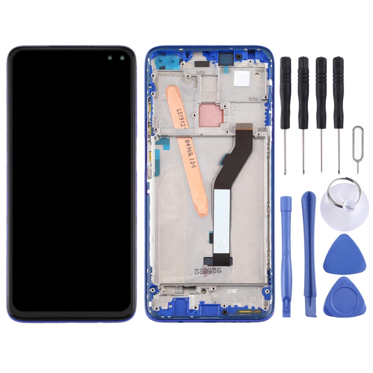 Xiaomi Redmi K30 5G Blue LCD Screen and Digitizer Full Assembly with Frame
