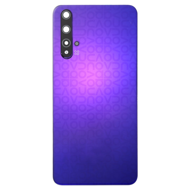 Purple Battery Back Cover with Camera Lens for Huawei Nova 5T - Original