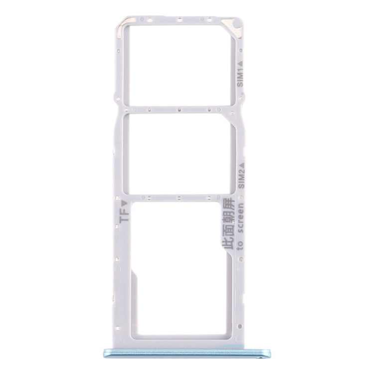 Huawei Enjoy 10e/Honor Play 9A SIM Card and Micro SD Card Trays Set (Blue)