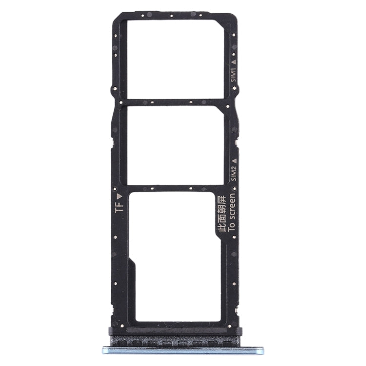 SIM and Micro SD Card Tray Set for Huawei Enjoy 10 / Honor Play 3 (Blue)