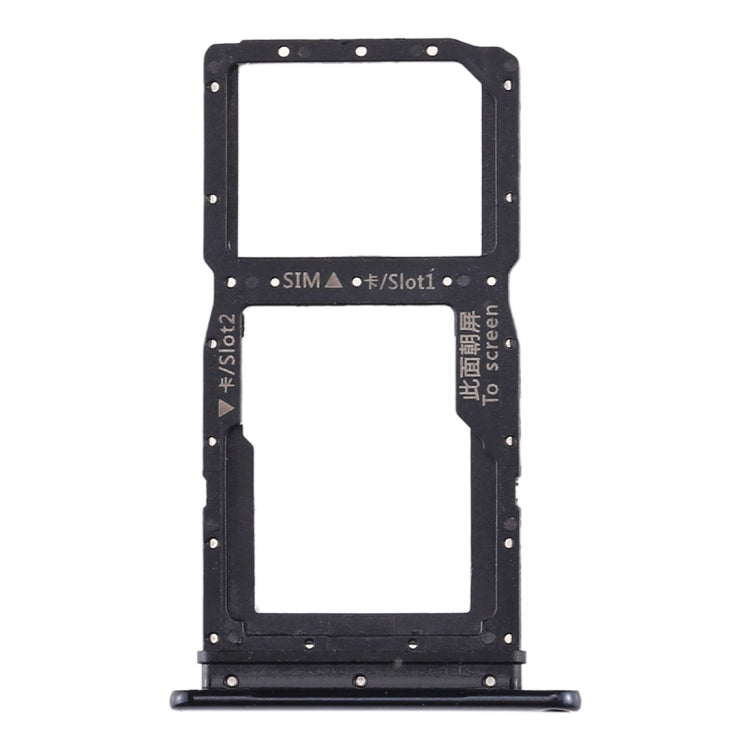SIM Card Tray and Micro SD Card Tray Replacement for Huawei Enjoy 10 Plus (Black)