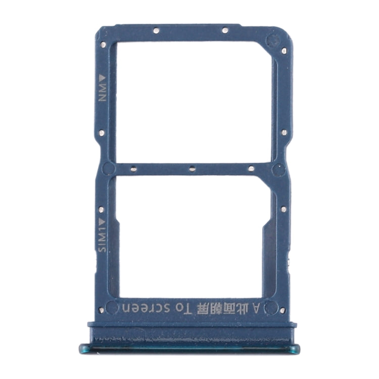 SIM Card Tray + NM Card Tray for Huawei Enjoy 10s / Honor Play 4T Pro (Green)