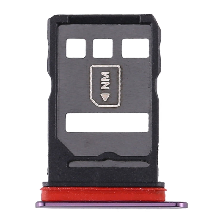 SIM Card Tray + NM Card Tray for Huawei Mate 30 (Purple)