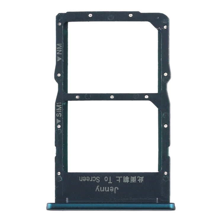 SIM Card Tray + NM Card Tray for Huawei Nova 6 SE (Green)