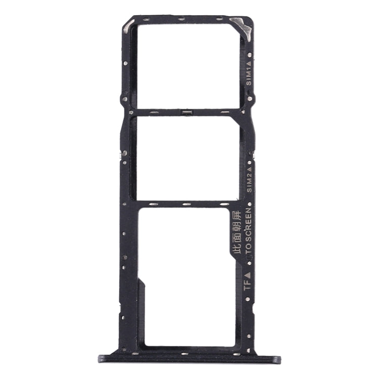 SIM Card Tray and Micro SD Card Tray Set for Huawei Honor Play 3e (Black)