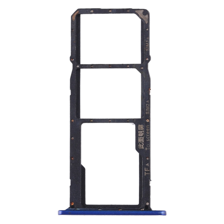 SIM Card Tray, SIM Card Tray, and Micro SD Card Tray for Huawei Honor Play 3e (Blue)