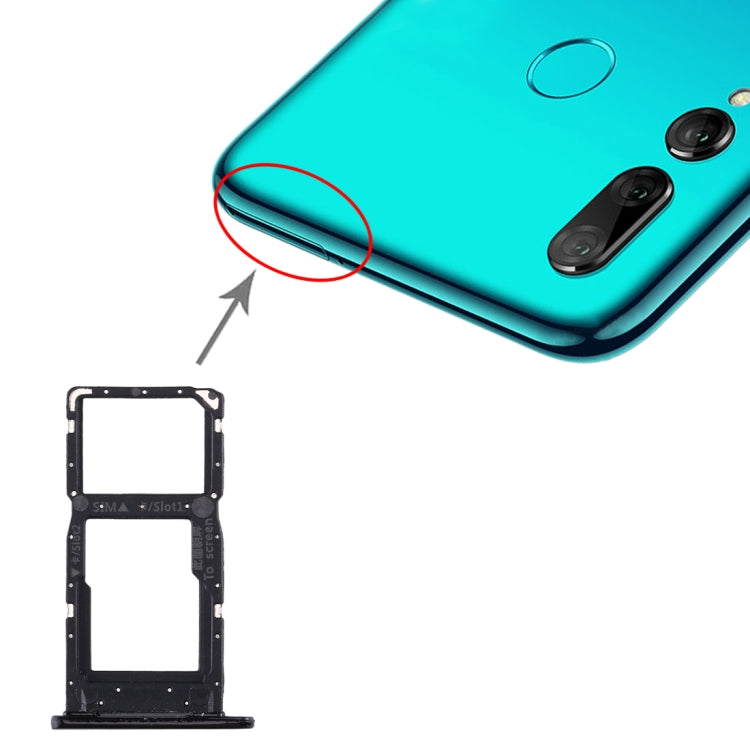 Huawei Enjoy 9s SIM Card Tray with Micro SD Card Slot (Black)