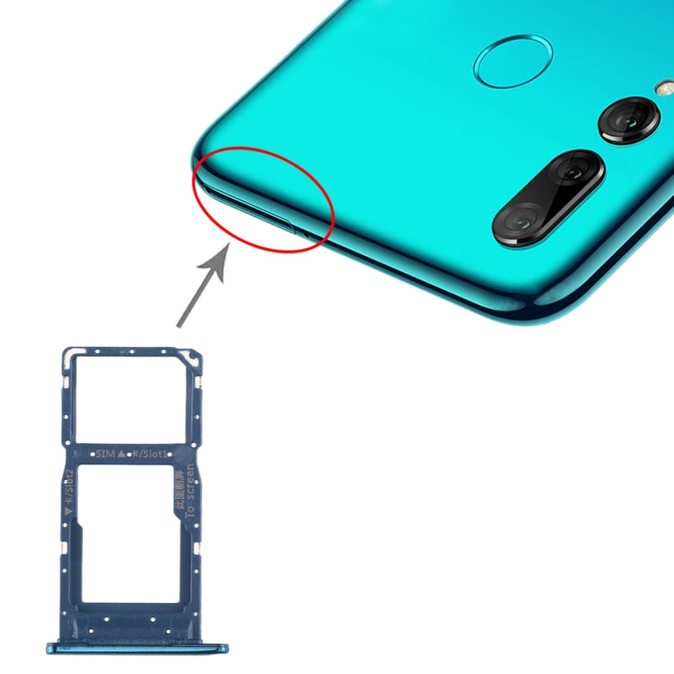 SIM Card Tray and Micro SD Card Tray for Huawei Enjoy 9s (Blue)