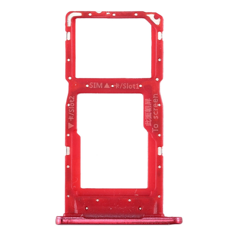 SIM Card Tray and Micro SD Card Tray Replacement for Huawei Enjoy 9s (Red)