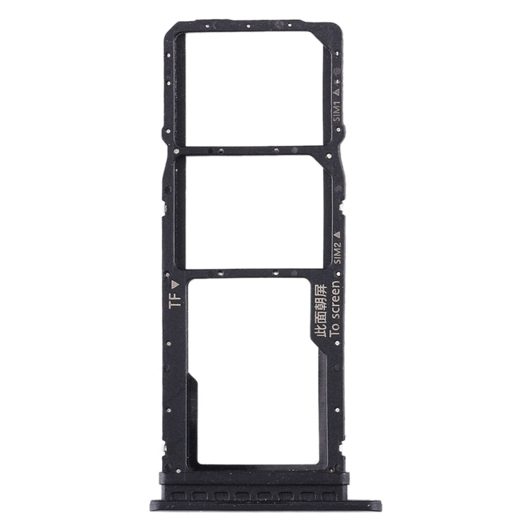 SIM Card Tray, SIM Card Holder, and Micro SD Card Holder for Huawei Honor Play 4T (Black)