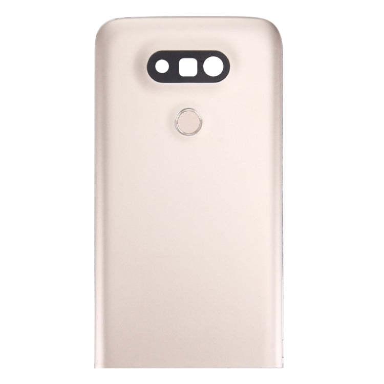 Metal Back Cover with Back Camera Lens & Fingerprint Button for LG G5(Gold)