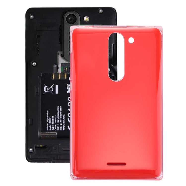 Red Dual SIM Battery Back Cover for Nokia Asha 502