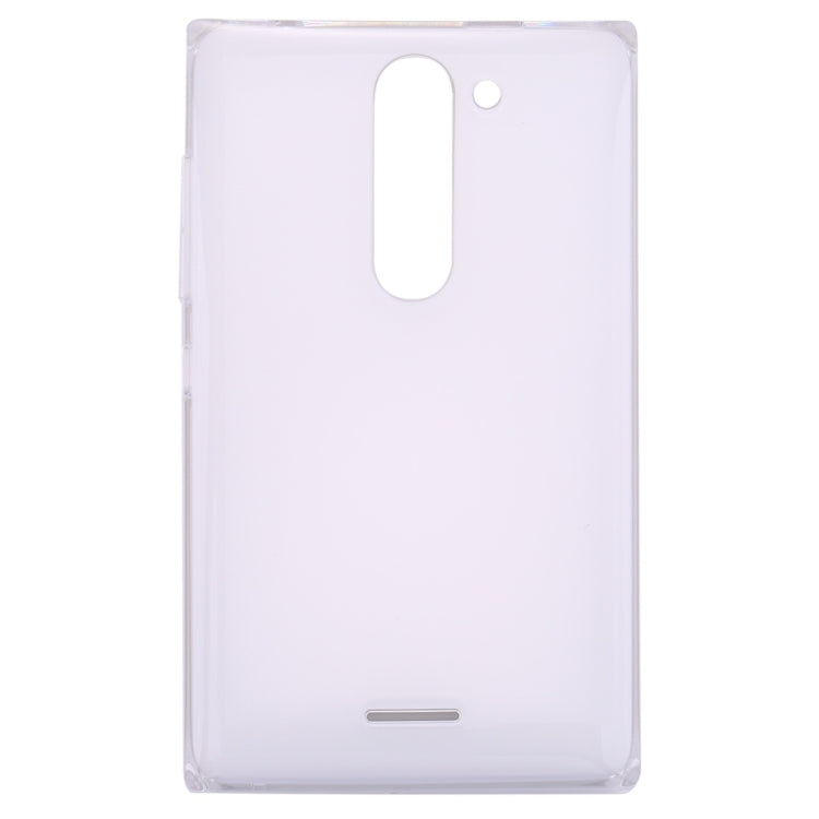 White Dual SIM Battery Back Cover for Nokia Asha 502 with High-Quality Replacement