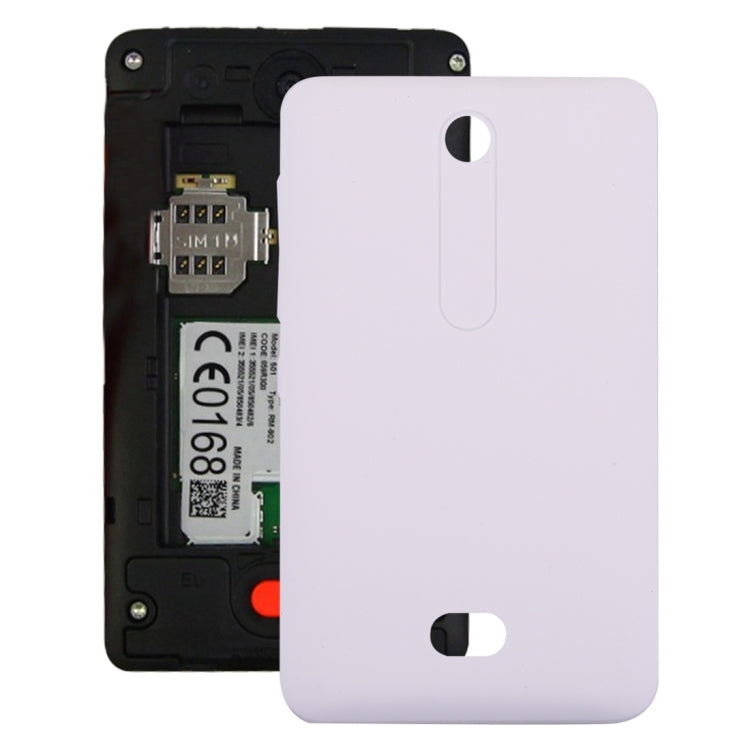 White Battery Back Cover Replacement for Nokia Asha 501
