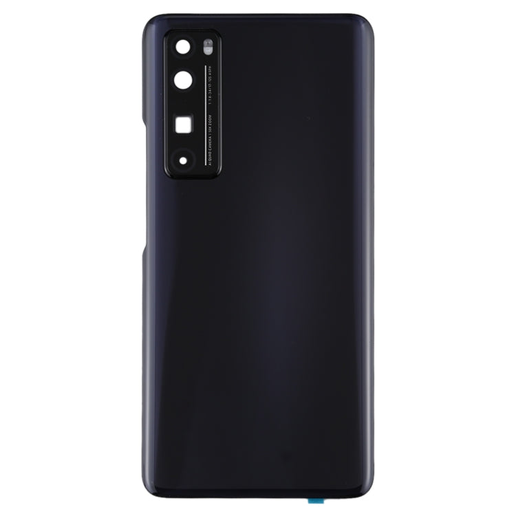 Black Replacement Back Cover with Camera Lens for Huawei Nova 7 Pro 5G