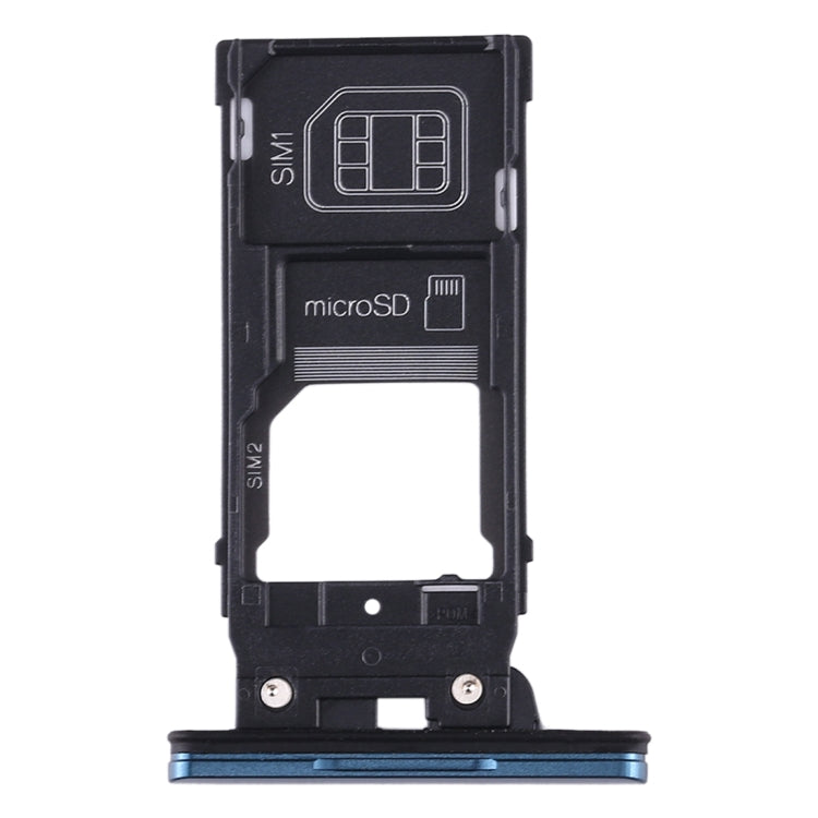 SIM Card Tray, SIM Card Tray, and Micro SD Card Tray Set for Sony Xperia XZ2 (Green)