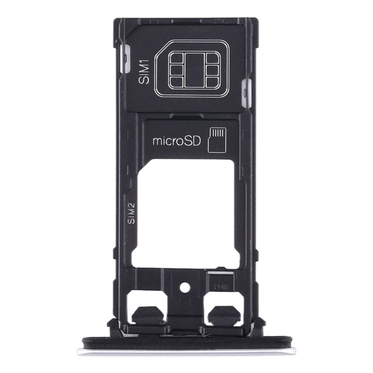 Sony Xperia XZ2 Compact Silver SIM Card Tray Set