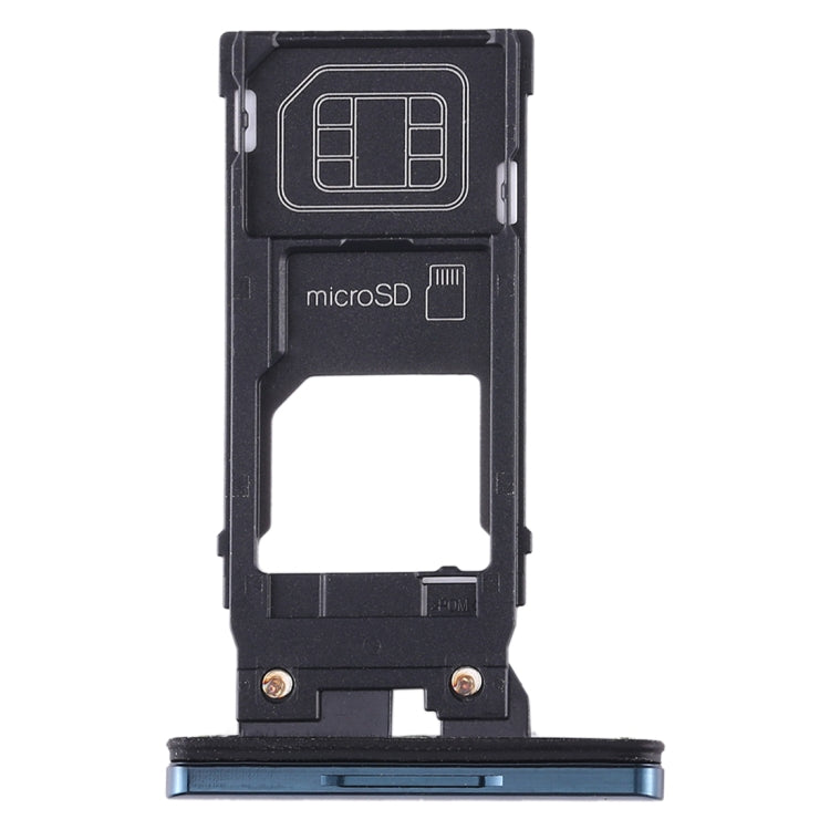 SIM Card Tray + Micro SD Card Tray for Sony Xperia XZ3(Green)