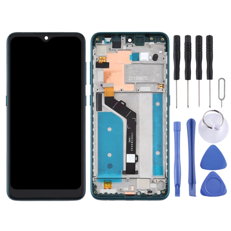 Green LCD Screen and Digitizer with Frame for Nokia 6.2 TA-1198 TA-1200 TA-1187 TA-1201