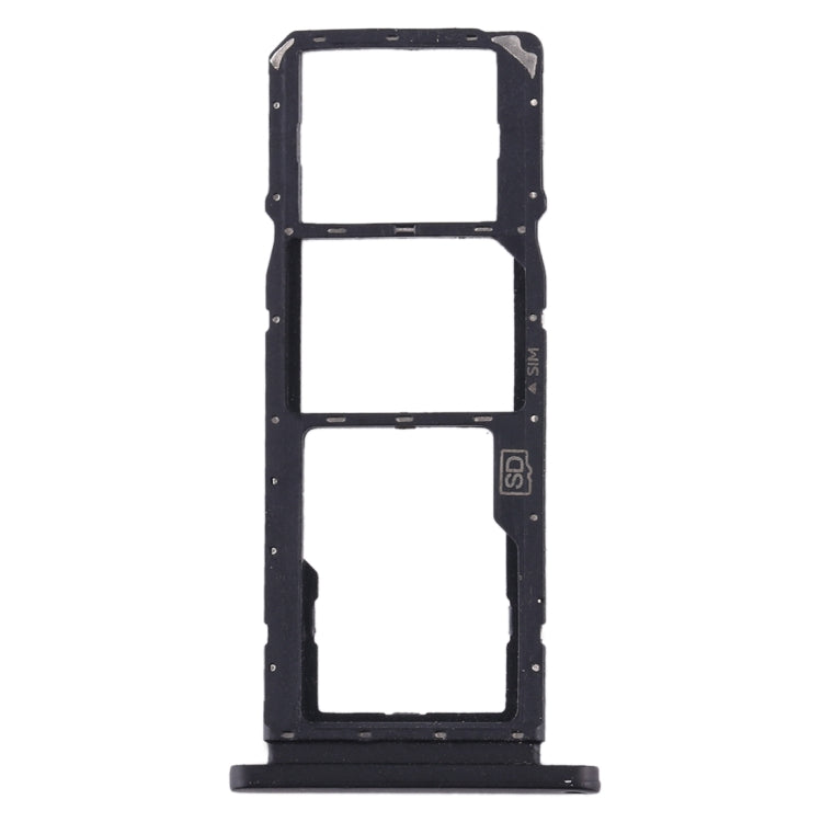 SIM Card Tray, Micro SD Card Tray for Nokia 7.2 / 6.2 (Black)