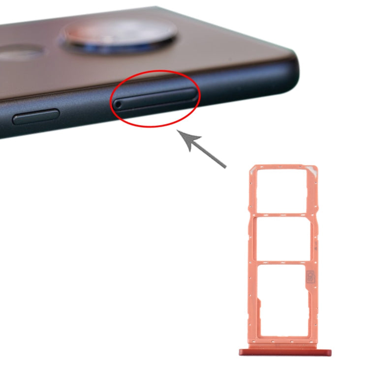 Orange SIM Card Tray + Micro SD Card Tray for Nokia 7.2 / 6.2 TA-1196 TA-1198 TA-1200 TA-1187 TA-1201