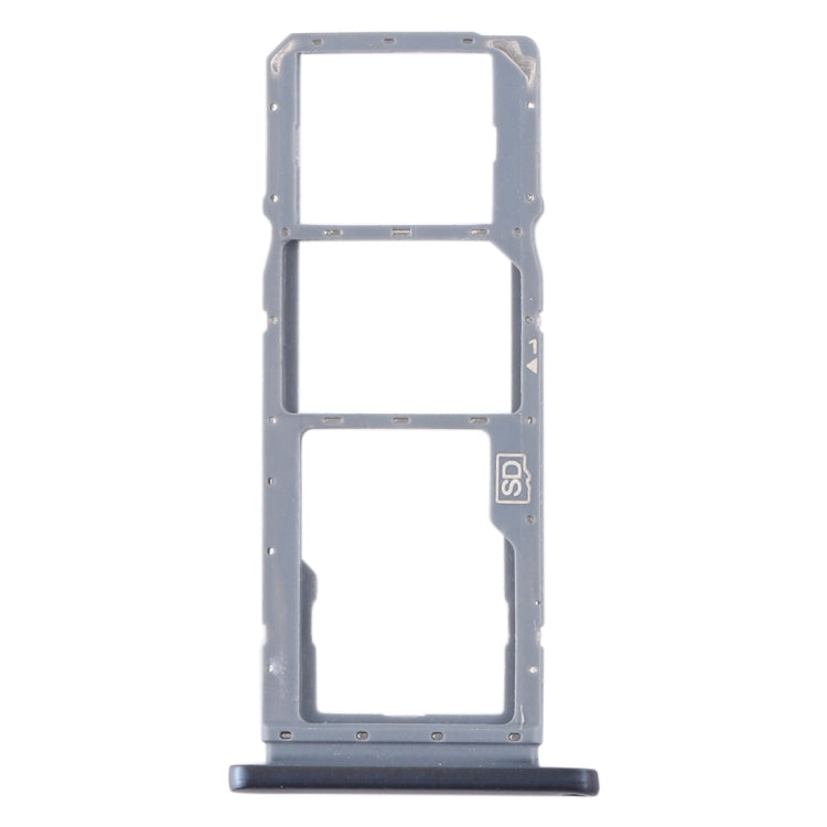Silver SIM Card Tray + Micro SD Card Tray Replacement Set for Nokia 7.2 / 6.2 TA-1196 TA-1198 TA-1200 TA-1187 TA-1201