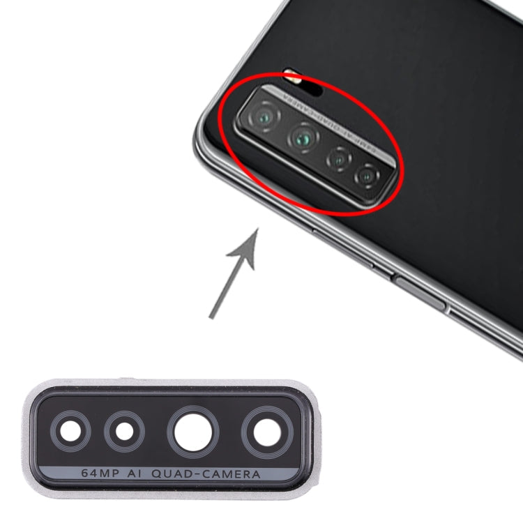Black Original Camera Lens Cover for Huawei P40 Lite 5G / Nova 7 SE with Optimal Protection