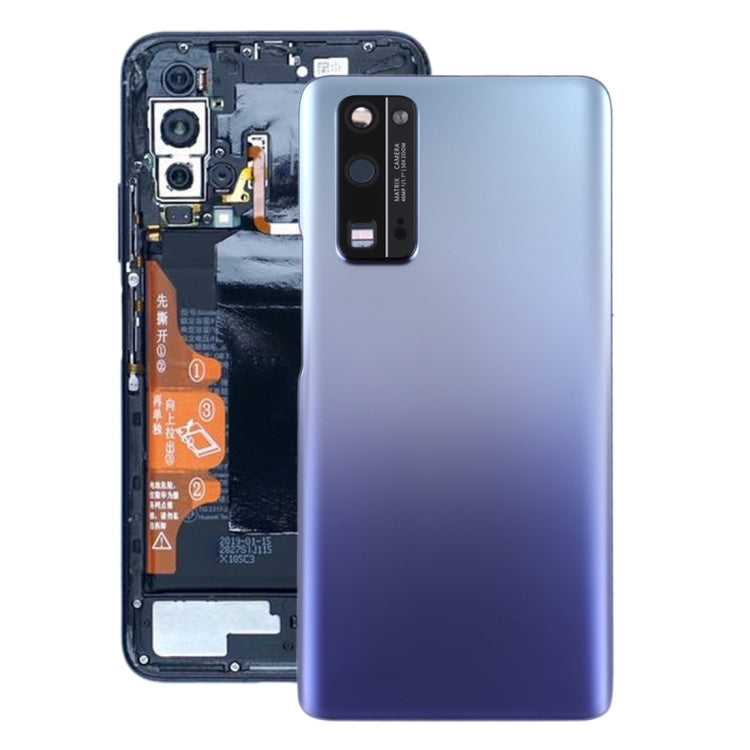 Silver Battery Back Cover with Camera Lens Replacement for Huawei Honor 30 Pro