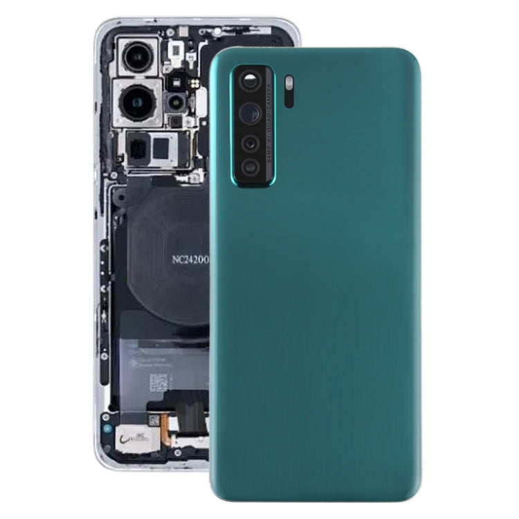 Replacement Battery Back Cover with Camera Lens for Huawei P40 Lite 5G / Nova 7 SE(Green)