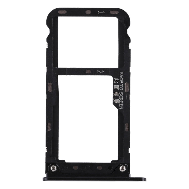 Dual SIM Card Tray / Micro SD Card Tray for Xiaomi Redmi Note 5 (Black)